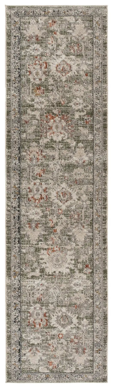 Safavieh Grove 2'-2" x 8'-0" Rug in Green / Grey