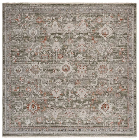 Safavieh Grove 6'-7" x 6'-7" Rug in Green / Grey