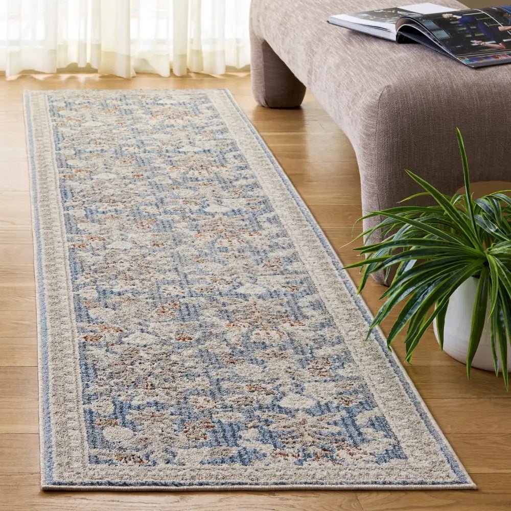 Safavieh Grove 2'-2" x 8'-0" Rug in Blue / Ivory