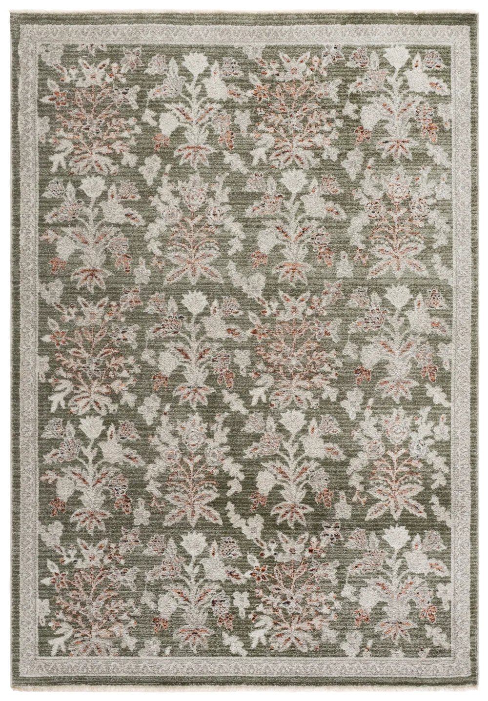 Safavieh Grove 5'-3" x 7'-6" Rug in Green / Ivory
