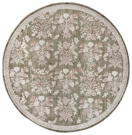 Safavieh Grove 6'-7" x 6'-7" Rug in Green / Ivory