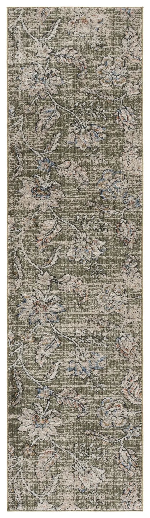 Safavieh Grove 2'-2" x 8'-0" Rug in Green / Ivory