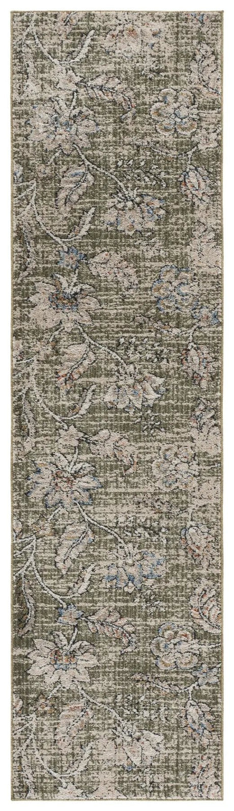 Safavieh Grove 2'-2" x 8'-0" Rug in Green / Ivory