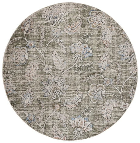 Safavieh Grove 6'-7" x 6'-7" Rug in Green / Ivory
