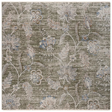 Safavieh Grove 6'-7" x 6'-7" Rug in Green / Ivory