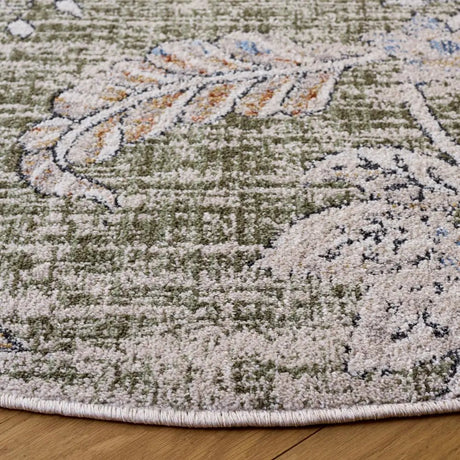Safavieh Grove 6'-7" x 6'-7" Rug in Green / Ivory