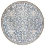 Safavieh Grove 6'-7" x 6'-7" Rug in Blue / Ivory