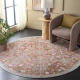 Safavieh Grove 6'-7" x 6'-7" Rug in Rust / Blue