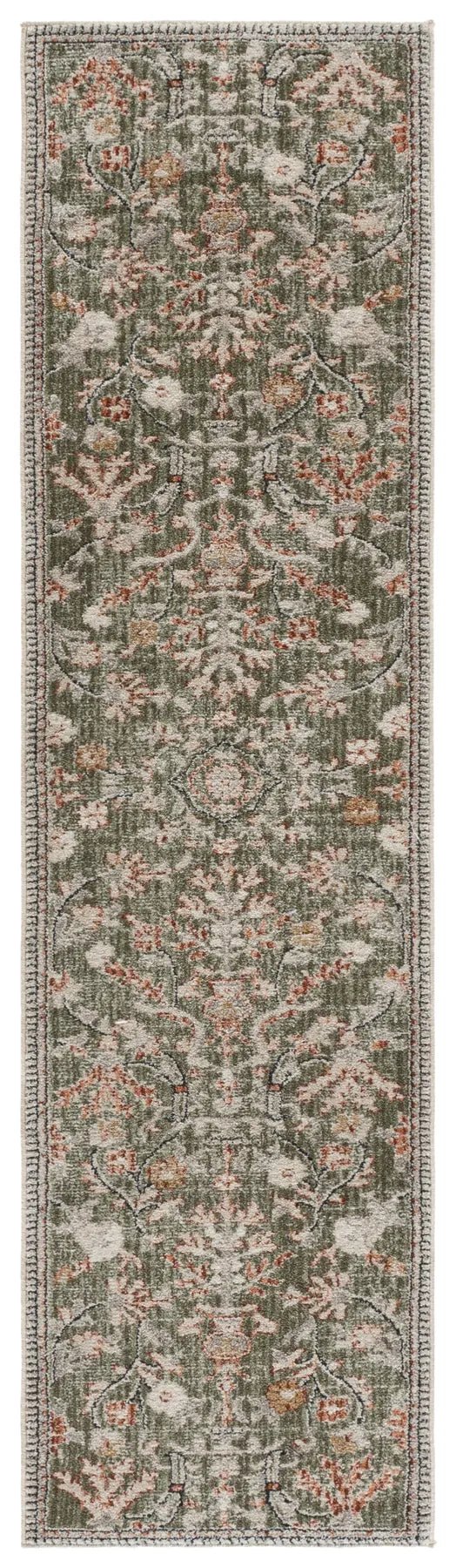 Safavieh Grove 2'-2" x 8'-0" Rug in Green / Ivory