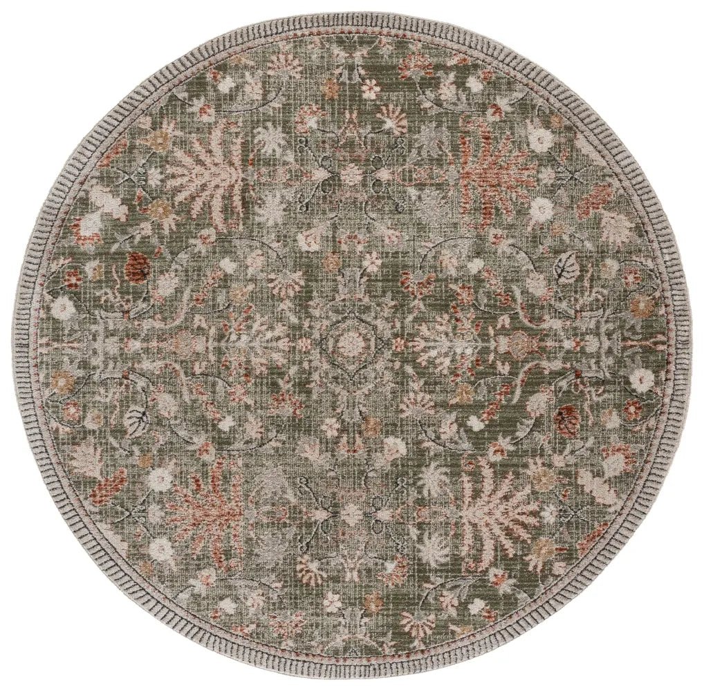 Safavieh Grove 6'-7" x 6'-7" Rug in Green / Ivory