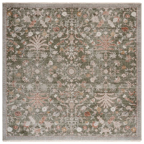 Safavieh Grove 6'-7" x 6'-7" Rug in Green / Ivory