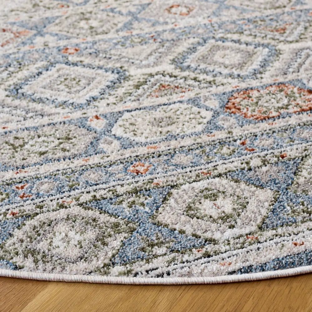 Safavieh Grove 6'-7" x 6'-7" Rug in Blue / Ivory