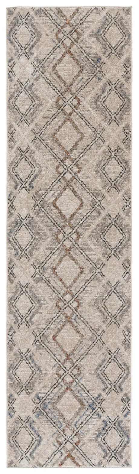 Safavieh Grove 2'-2" x 8'-0" Rug in Ivory / Blue Rust