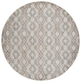 Safavieh Grove 6'-7" x 6'-7" Rug in Ivory / Blue Rust
