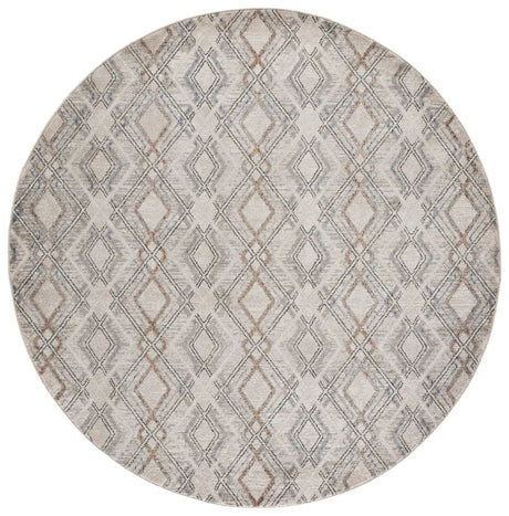 Safavieh Grove 6'-7" x 6'-7" Rug in Ivory / Blue Rust