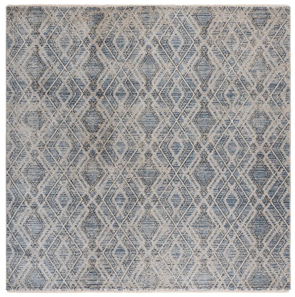 Safavieh Grove 6'-7" x 6'-7" Rug in Blue / Ivory