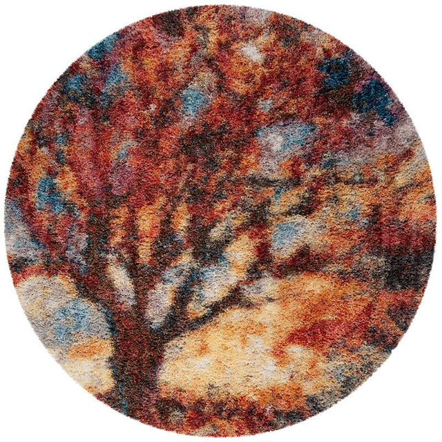 Safavieh Gypsy Gyp522C Rust / Blue Rugs - Safavieh - gyp522c - 7r