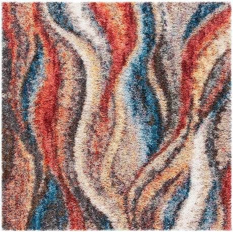 Safavieh Gypsy Gyp523C Rust / Blue Rugs - Safavieh - gyp523c - 7sq