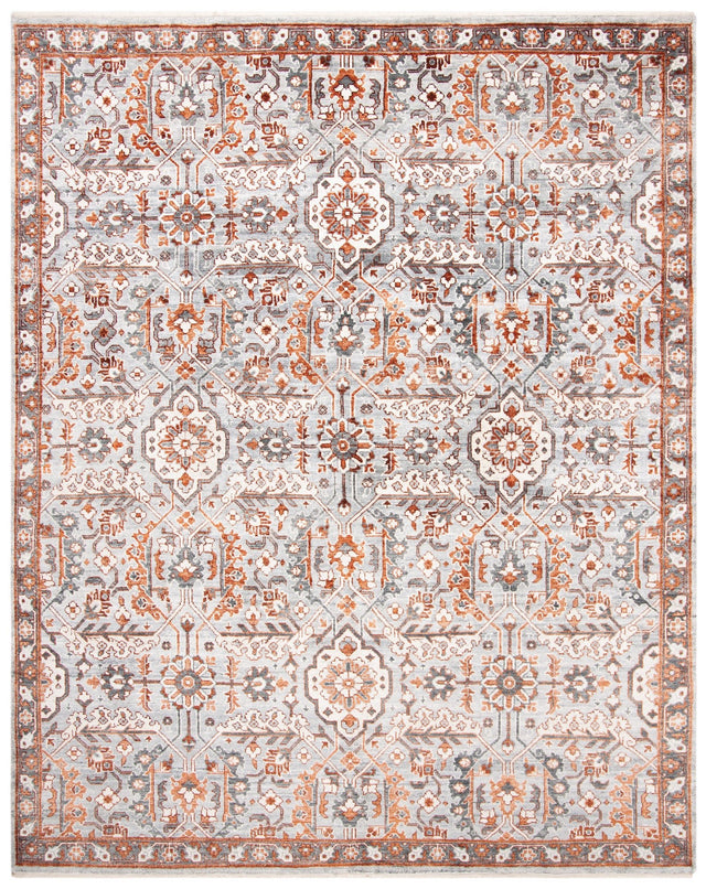 Safavieh Haj Jalili Hj1276F Grey/Rust Rug - Safavieh - hj1276f - 6