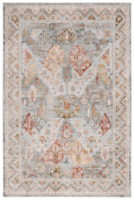 Safavieh Hamilton Hlt104M Blue/Gold Rust Rug - Safavieh - hlt104m - 4