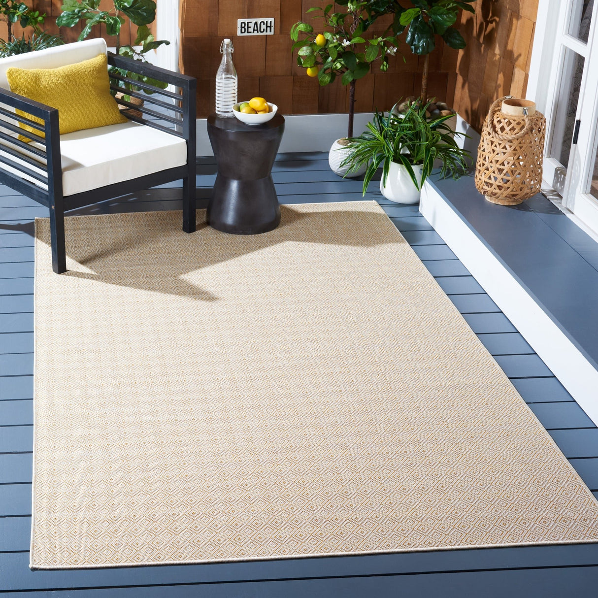 Safavieh Hampton Htn230C Yellow Rug - Safavieh - htn230c - 4