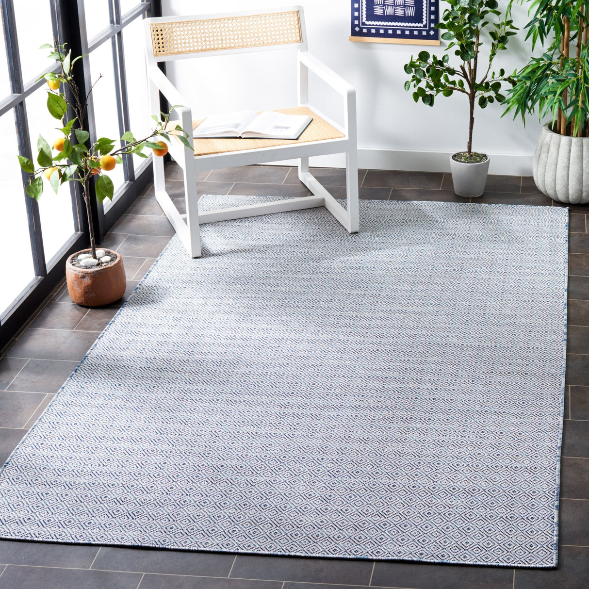 Safavieh Hampton Htn230M Navy/Ivory Rug - Safavieh - htn230m - 4