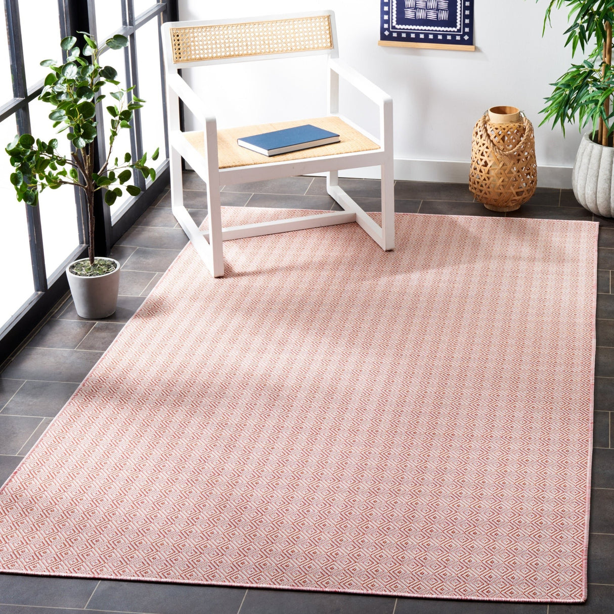 Safavieh Hampton Htn230S Terracotta/Ivory Rug - Safavieh - htn230s - 4