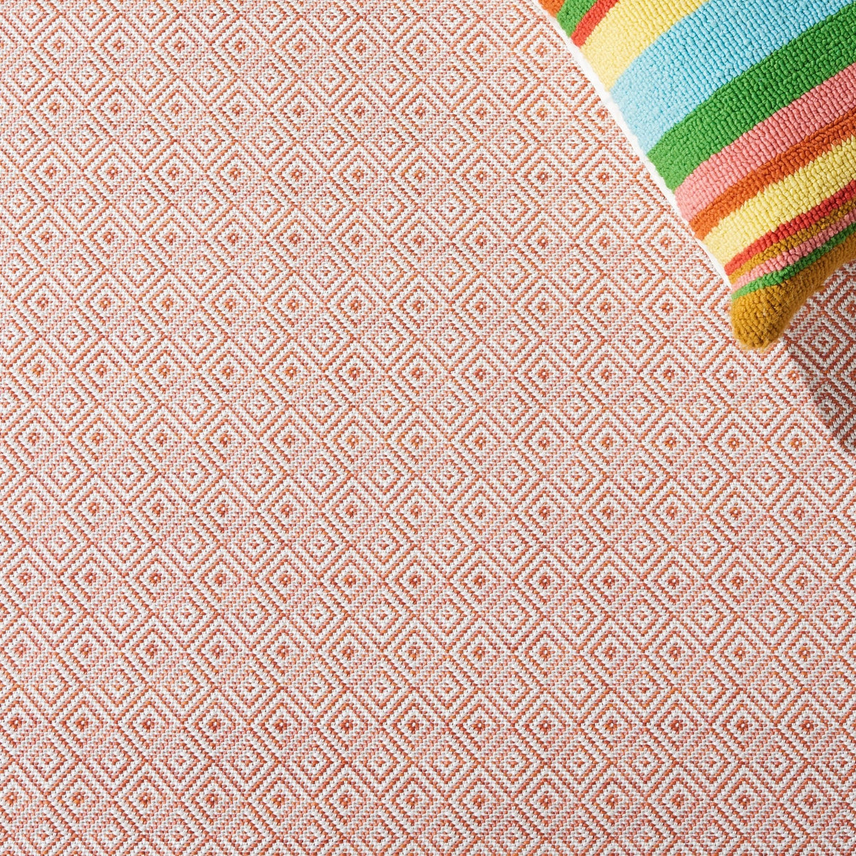 Safavieh Hampton Htn230S Terracotta/Ivory Rug - Safavieh - htn230s - 4