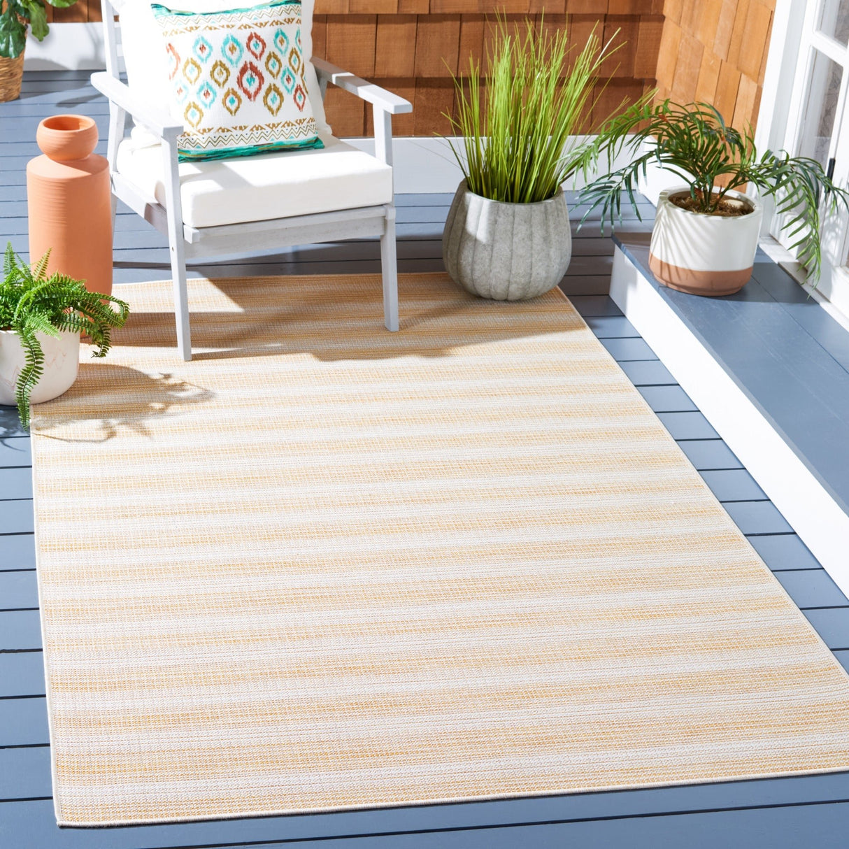 Safavieh Hampton Htn231C Yellow Rug - Safavieh - htn231c - 4