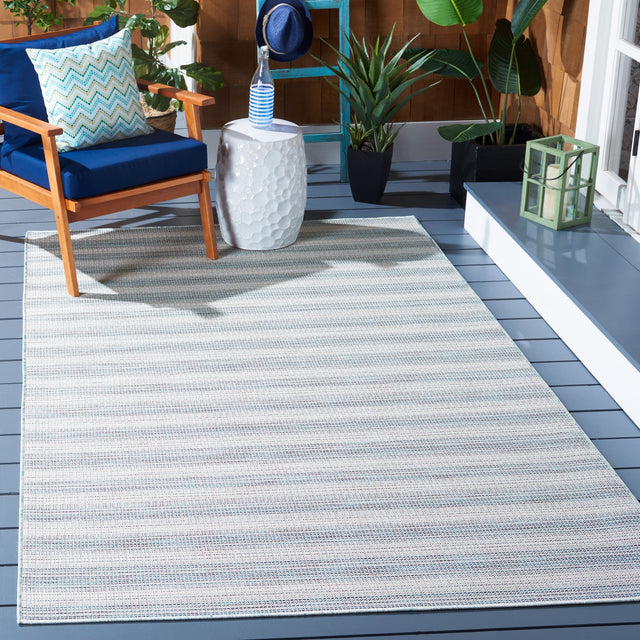 Safavieh Hampton Htn231L Aqua/Ivory Rug - Safavieh - htn231l - 4