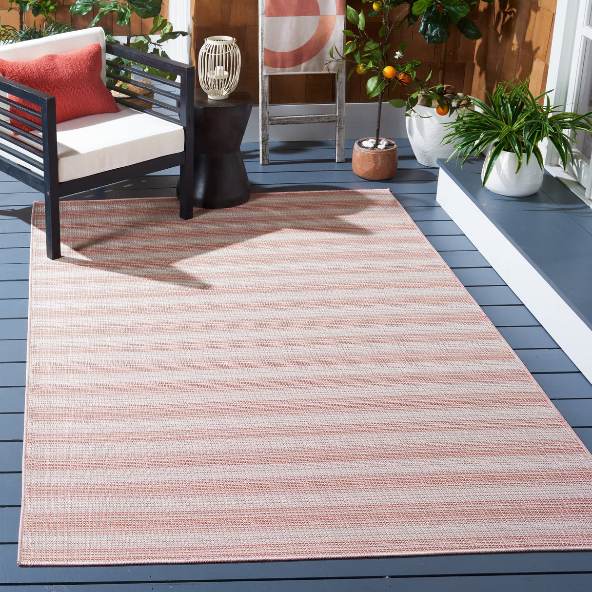 Safavieh Hampton Htn231S Terracotta Rug - Safavieh - htn231s - 4