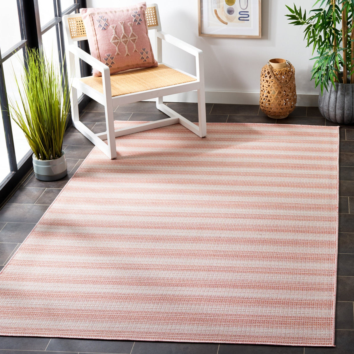 Safavieh Hampton Htn231S Terracotta Rug - Safavieh - htn231s - 4