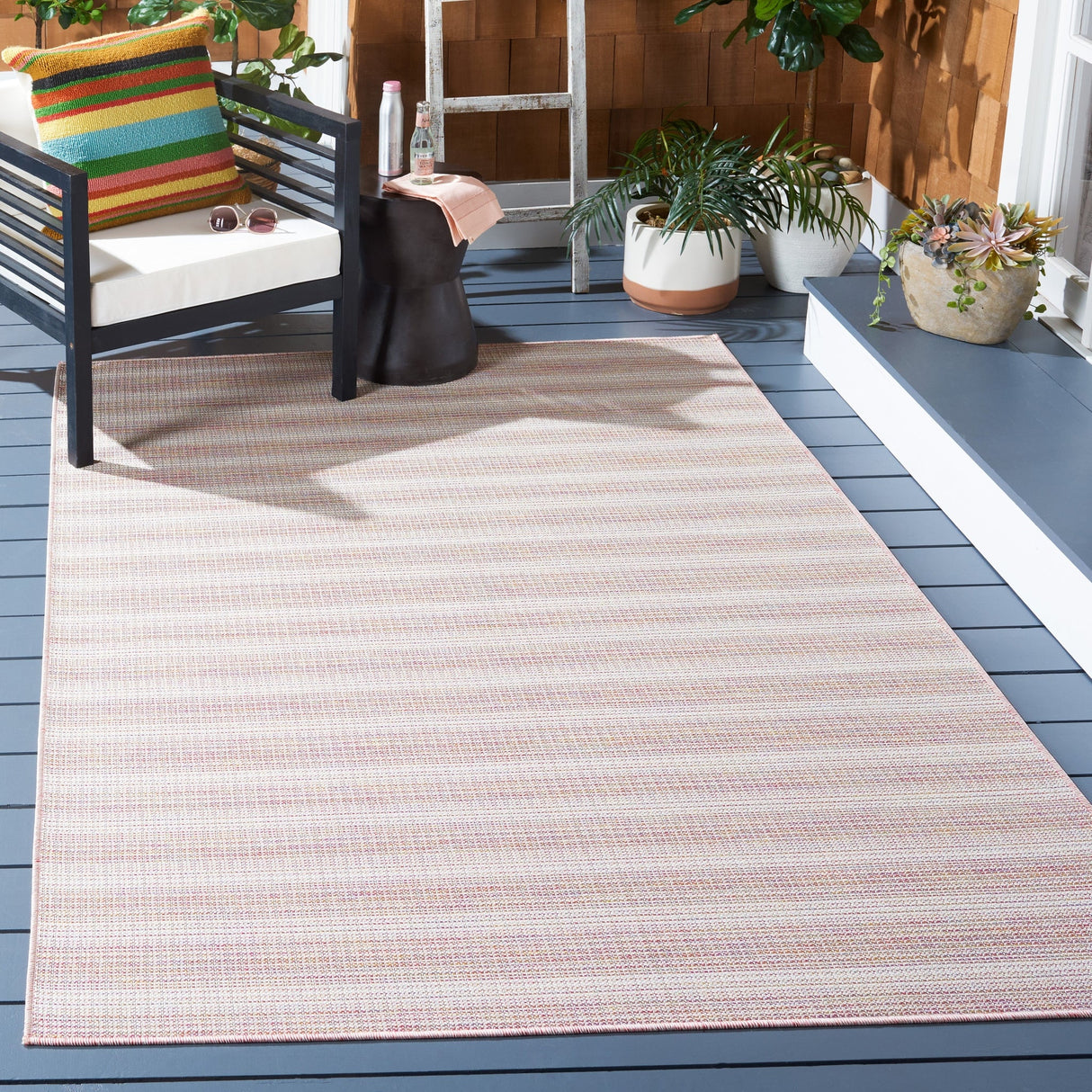 Safavieh Hampton Htn231V Pink Ivory/Multi Rug - Safavieh - htn231v - 4