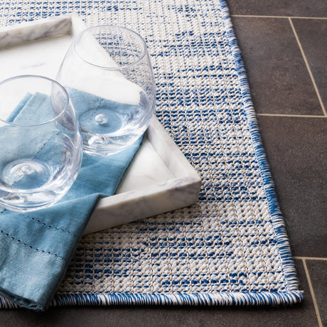 Safavieh Hampton Htn238M Blue Rug - Safavieh - htn238m - 7r