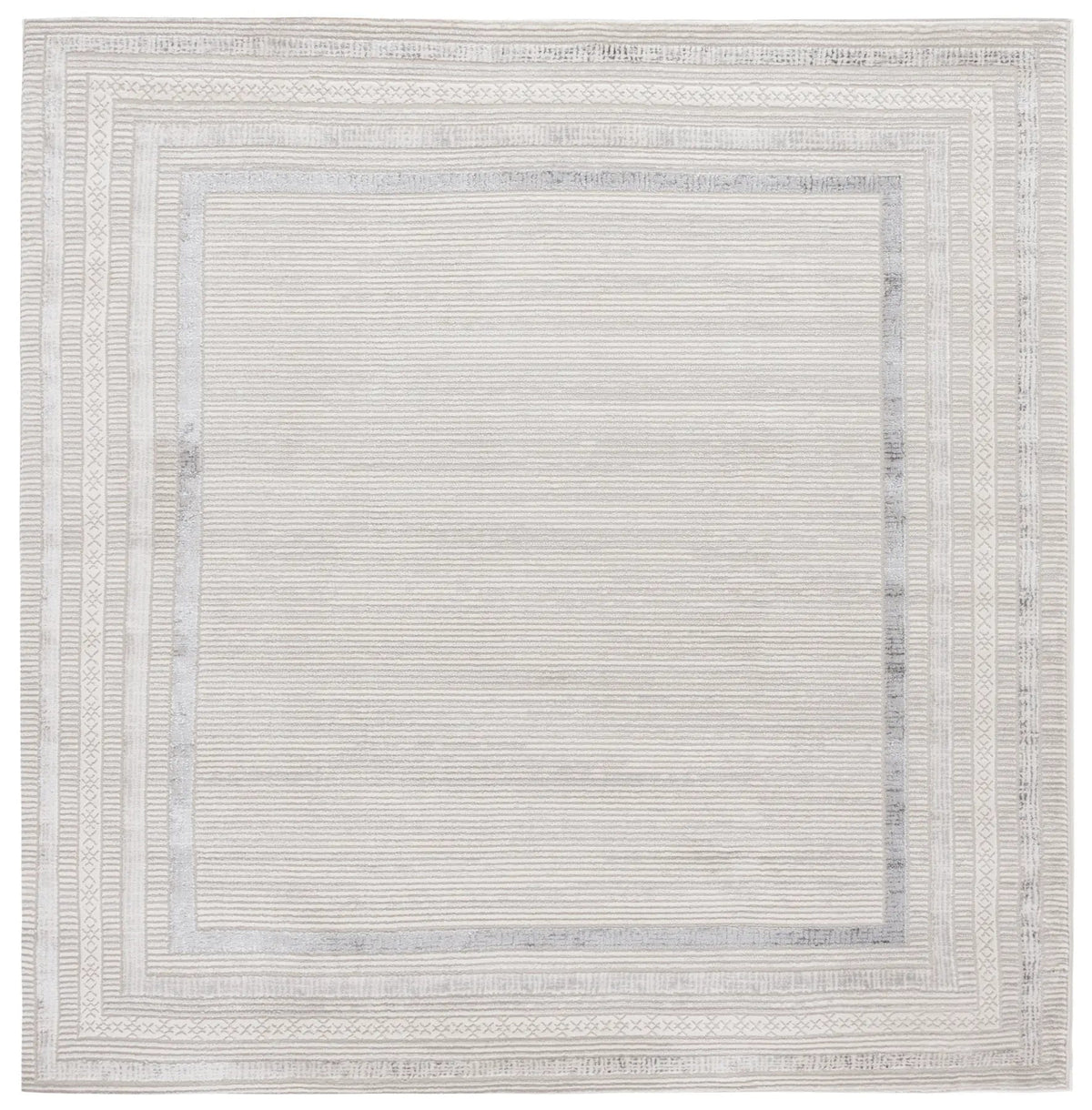 Safavieh Hanna 6'-7" x 6'-7" Rug in Ivory / Grey