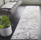 Safavieh Hanna 2'-0" x 8'-0" Rug in Grey / Ivory Dark Grey