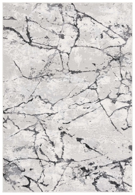 Safavieh Hanna 4'-0" x 6'-0" Rug in Grey / Ivory Dark Grey