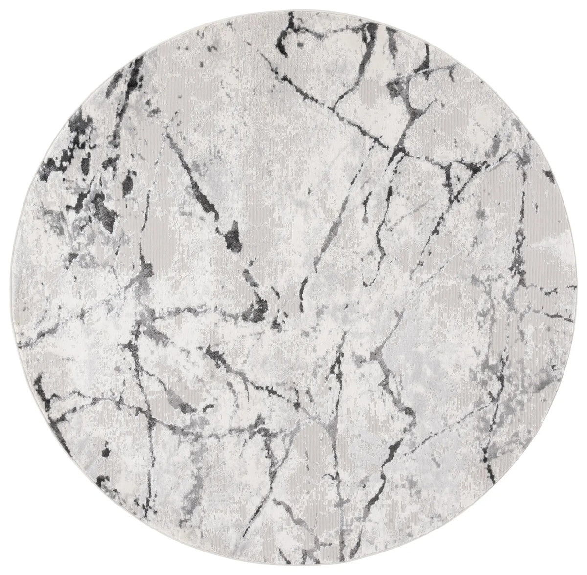 Safavieh Hanna 6'-7" x 6'-7" Rug in Grey / Ivory Dark Grey