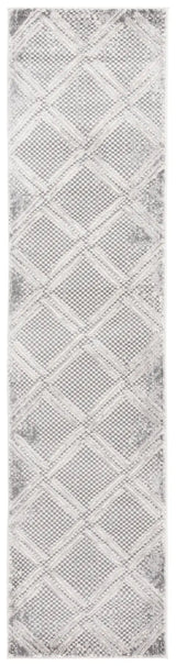 Safavieh Hanna 2'-0" x 8'-0" Rug in Grey / Ivory