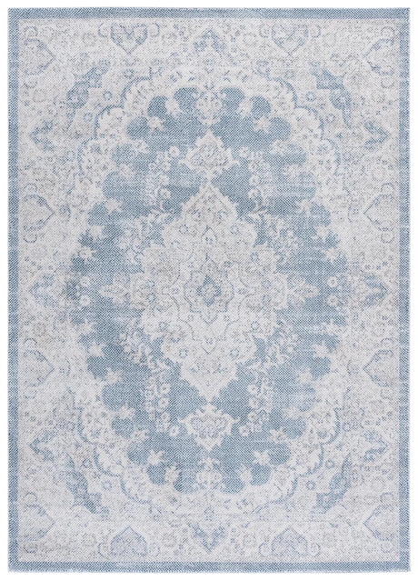 Safavieh Harrison 4'-0" x 6'-0" Rug in Blue / Ivory