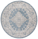 Safavieh Harrison 6'-7" x 6'-7" Rug in Blue / Ivory