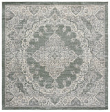 Safavieh Harrison 6'-7" x 6'-7" Rug in Green / Ivory