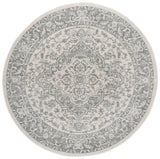 Safavieh Harrison 6'-7" x 6'-7" Rug in Ivory / Green Grey