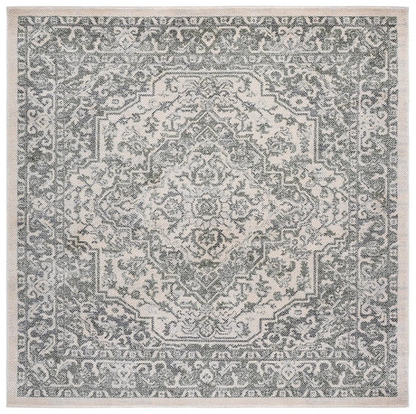 Safavieh Harrison 6'-7" x 6'-7" Rug in Ivory / Green Grey