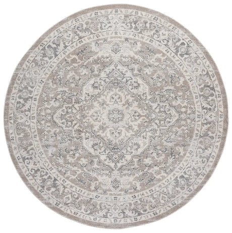 Safavieh Harrison 6'-7" x 6'-7" Rug in Beige / Ivory Grey