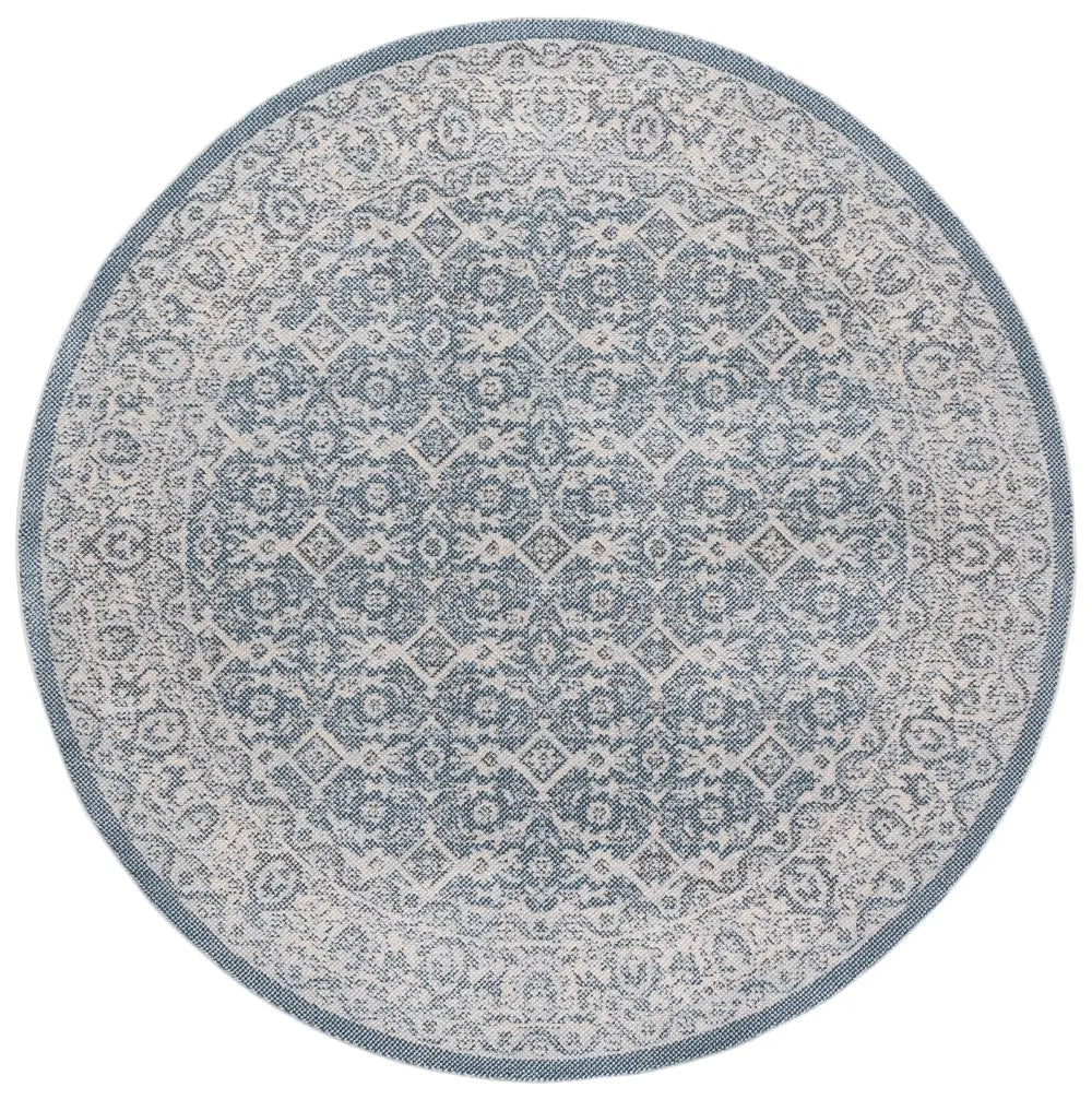 Safavieh Harrison 6'-7" x 6'-7" Rug in Blue / Ivory