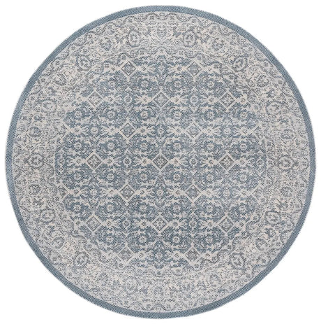 Safavieh Harrison 6'-7" x 6'-7" Rug in Blue / Ivory