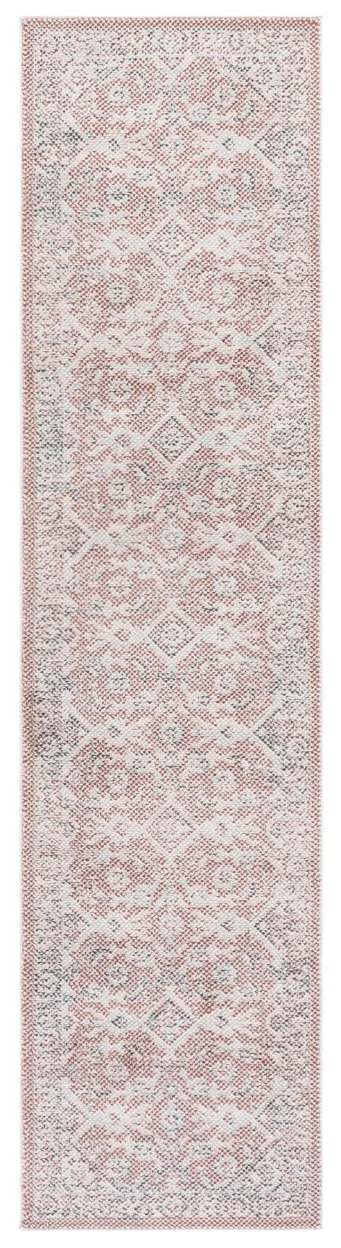 Safavieh Harrison 2'-0" x 8'-0" Rug in Red / Ivory