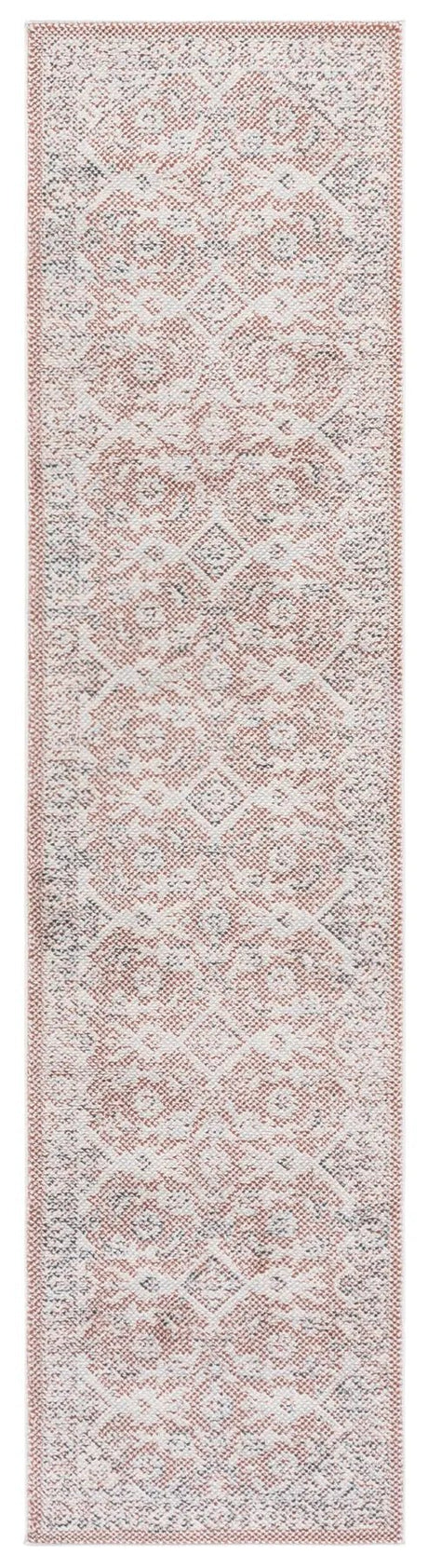 Safavieh Harrison 2'-0" x 8'-0" Rug in Red / Ivory