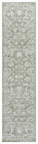 Safavieh Harrison 2'-0" x 8'-0" Rug in Green / Ivory